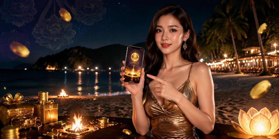 Người dùng trải nghiệm casino di động trên bãi biển hoang sơ tại Côn Đảo